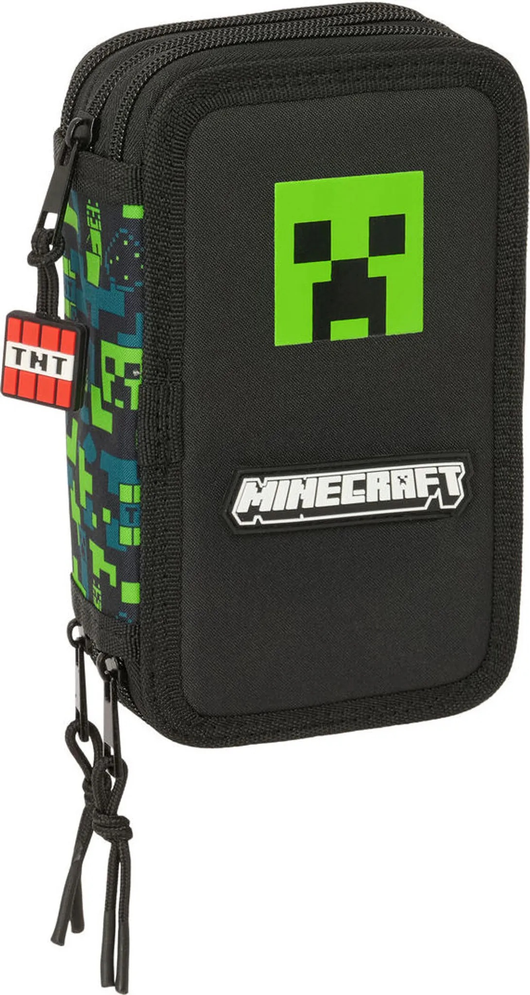 Trojitý peračník Minecraft Tnt Farebný 12,5 x 19,5 x 5,5 cm