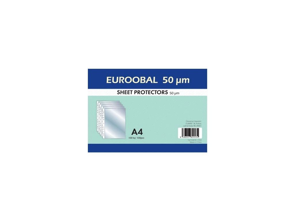 A euroobal 50mic A4 100ks balenie