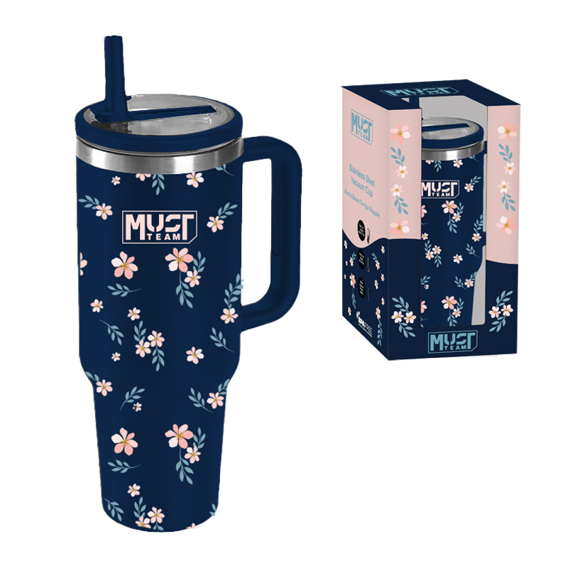 Termohrnček 900ml MUST Flowers