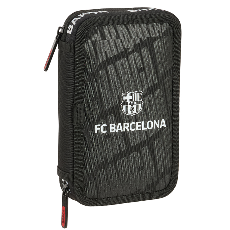 Peračník 2zip plný FC Barcelona čierny