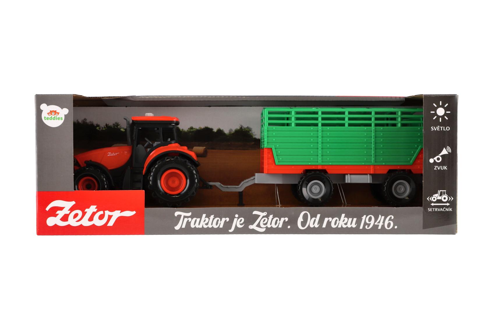 Traktor Zetor s vlekom