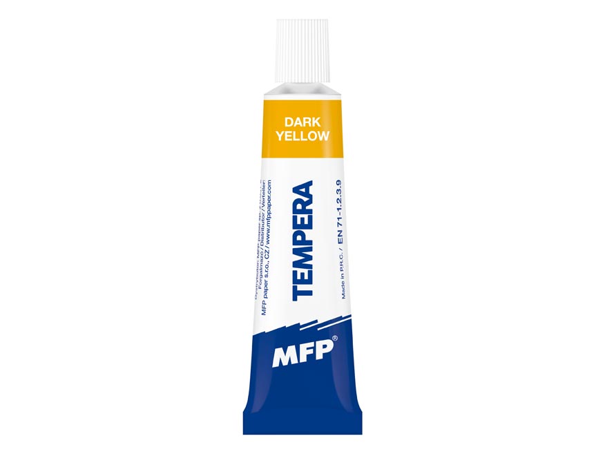 Farba temperová 12ml žltá tmavá