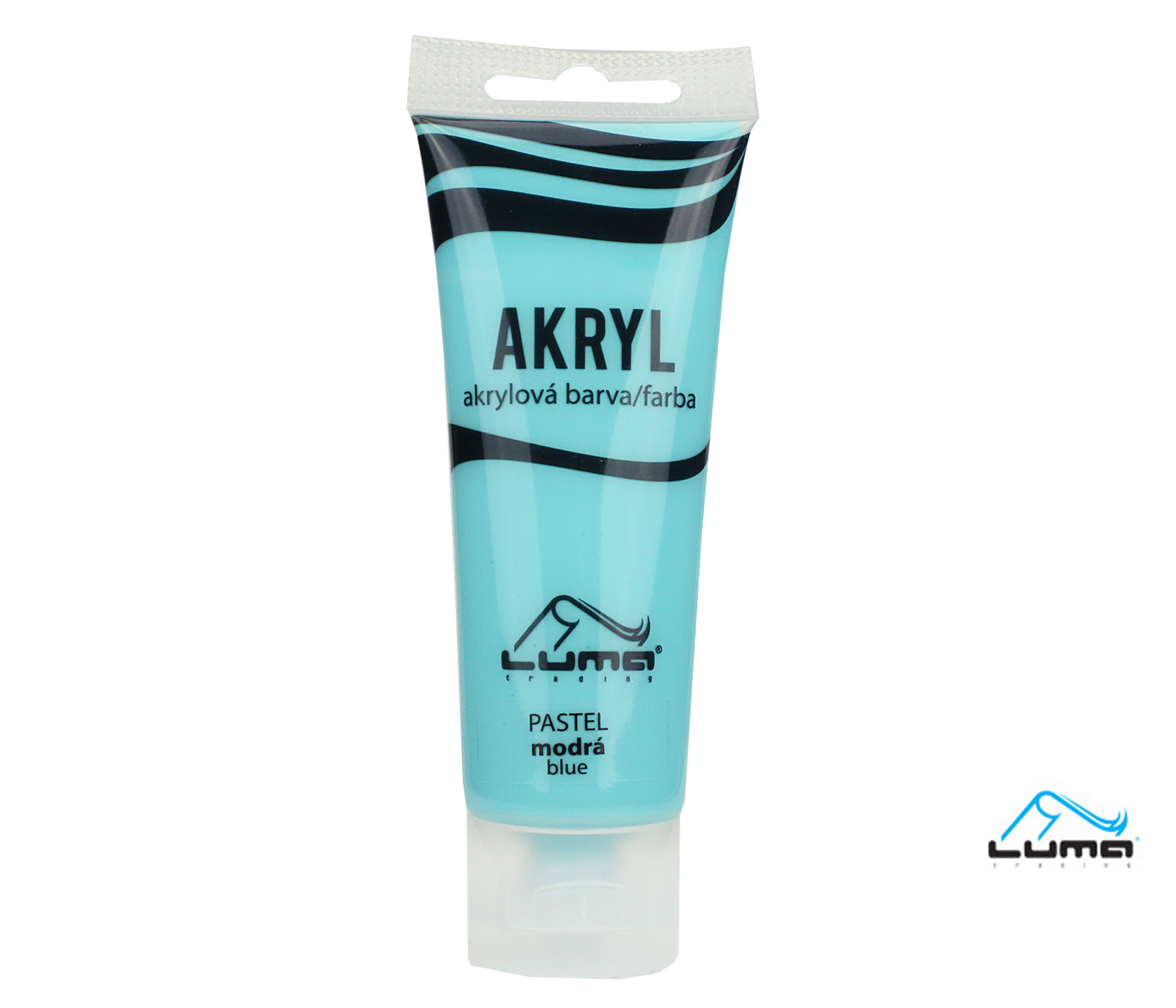 Farby akrylové 75ml, PASTEL modrá LUMA