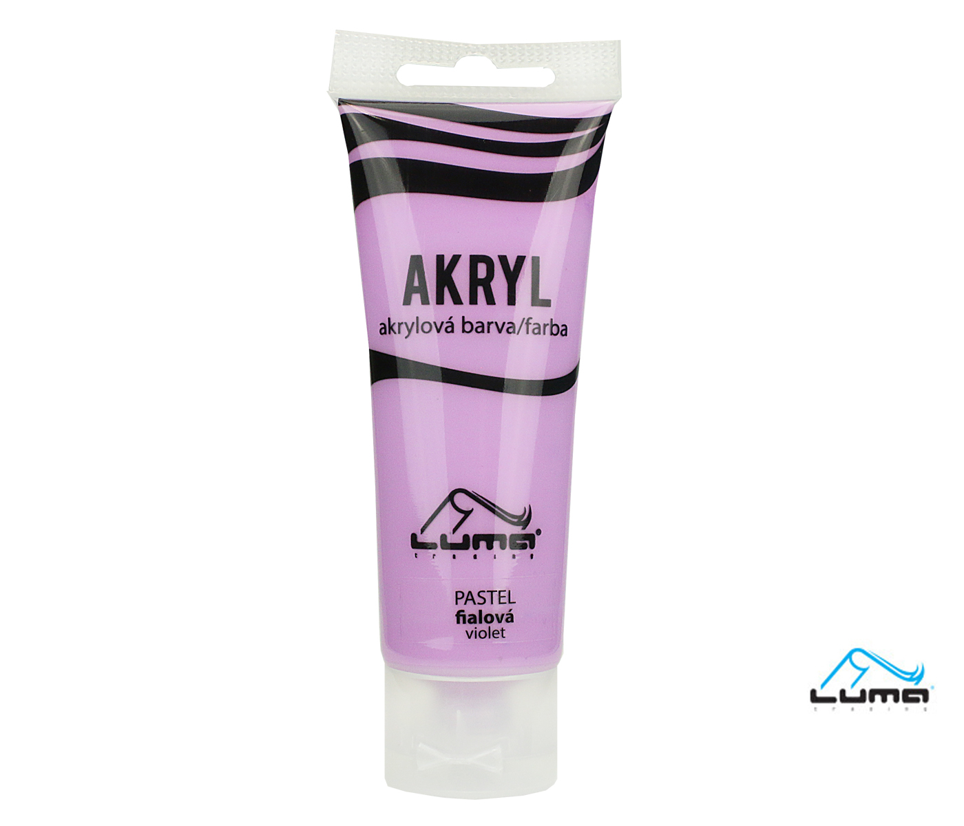 Farby akrylové 75ml, PASTEL fialová LUMA