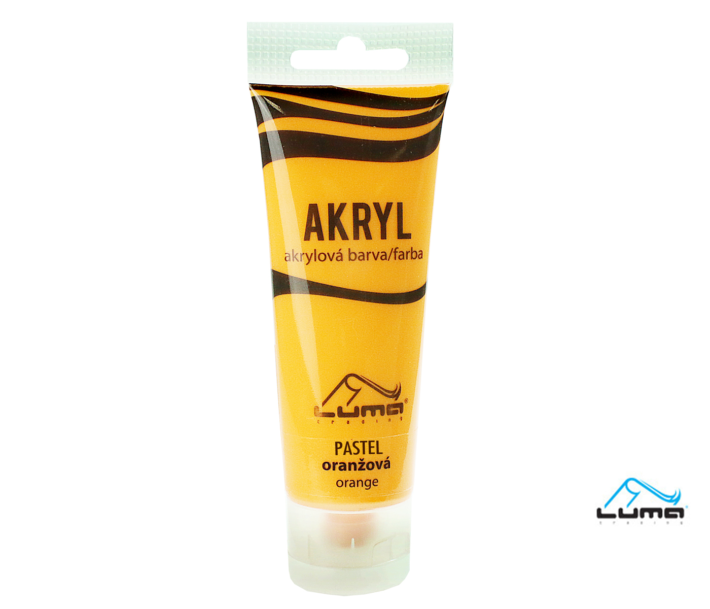 Farby akrylové 75ml, PASTEL oranžová LUMA