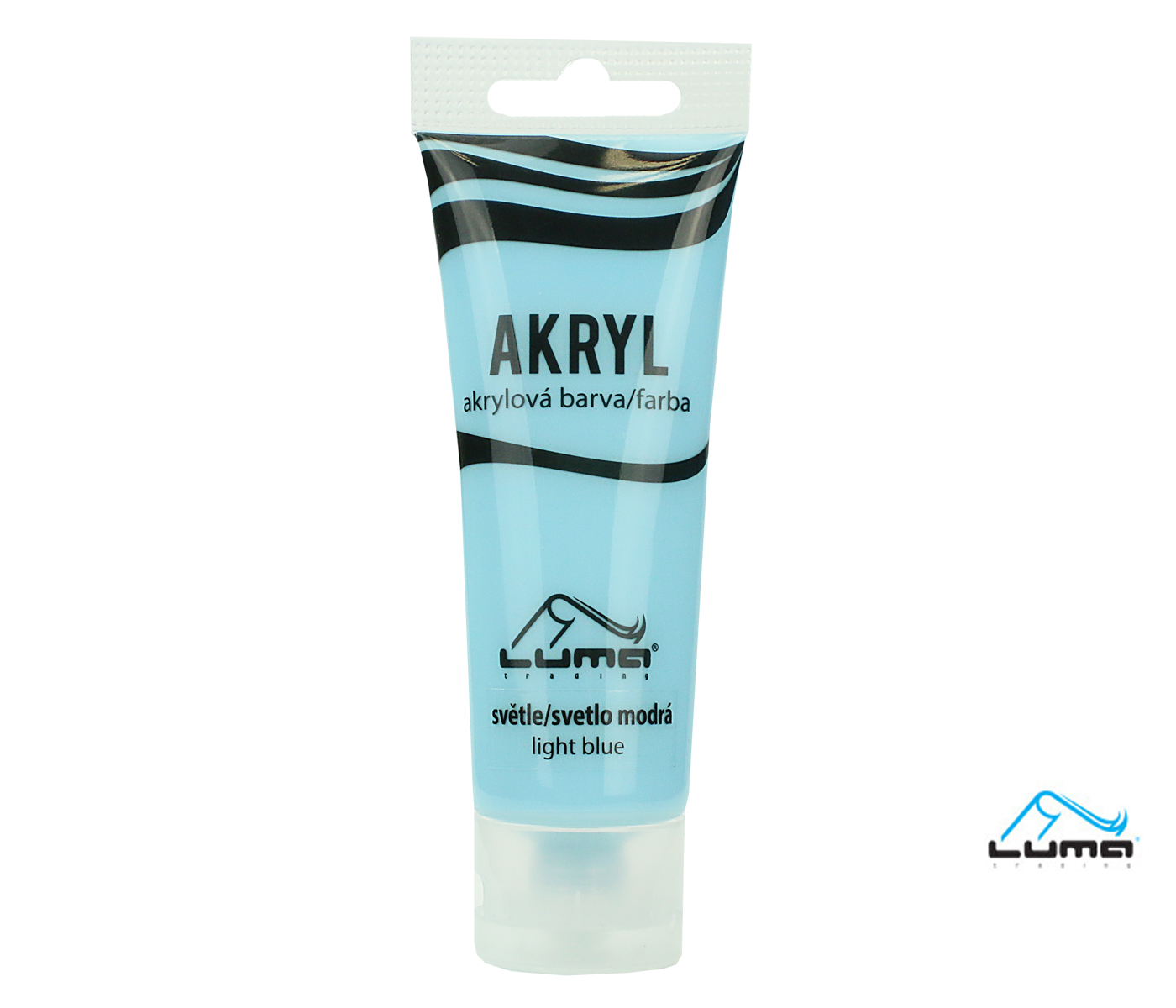 Farby akrylové 75ml, bledo modrá LUMA