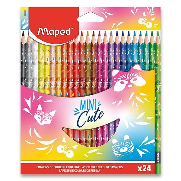 PASTELKY MAPED COLOR'PEPS MINI CUTE - 24 FARIEB