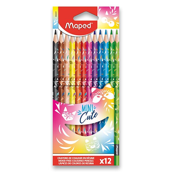 PASTELKY MAPED COLOR'PEPS MINI CUTE - 12 FARIEB