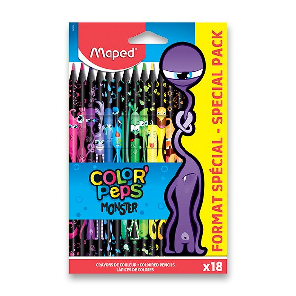 PASTELKY MAPED COLOR'PEPS MONSTER - 18 FARIEB