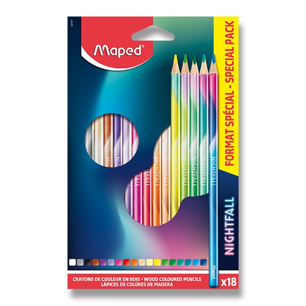 PASTELKY MAPED COLOR'PEPS NIGHTFALL - 18 FARIEB