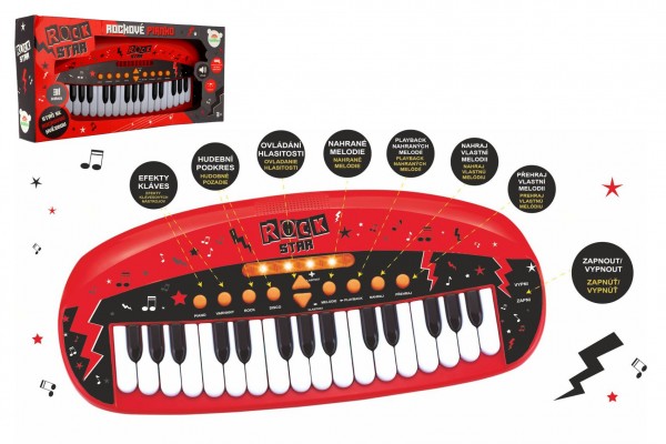  Pianko ROCK STAR 31 kláves plast 46cm 