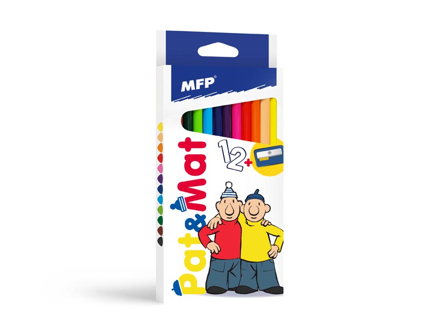 Pastelky MFP 12 triangular s orezávatkom