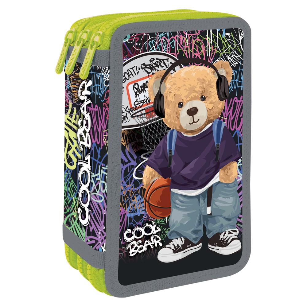 Peračník plný - 3 poschodový, 43 dielny JUNIOR S8 - Cool Bear