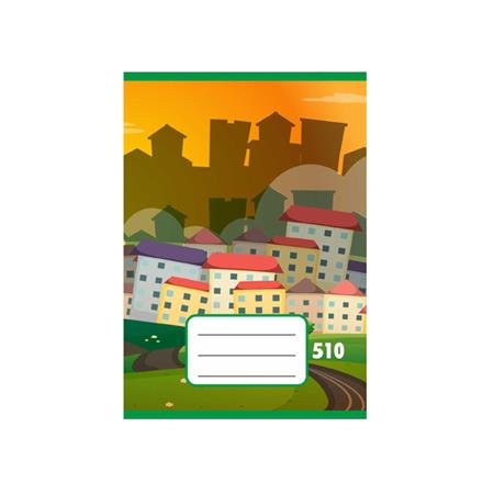 Zošit, školský, A5, čistý, 10 listový, 