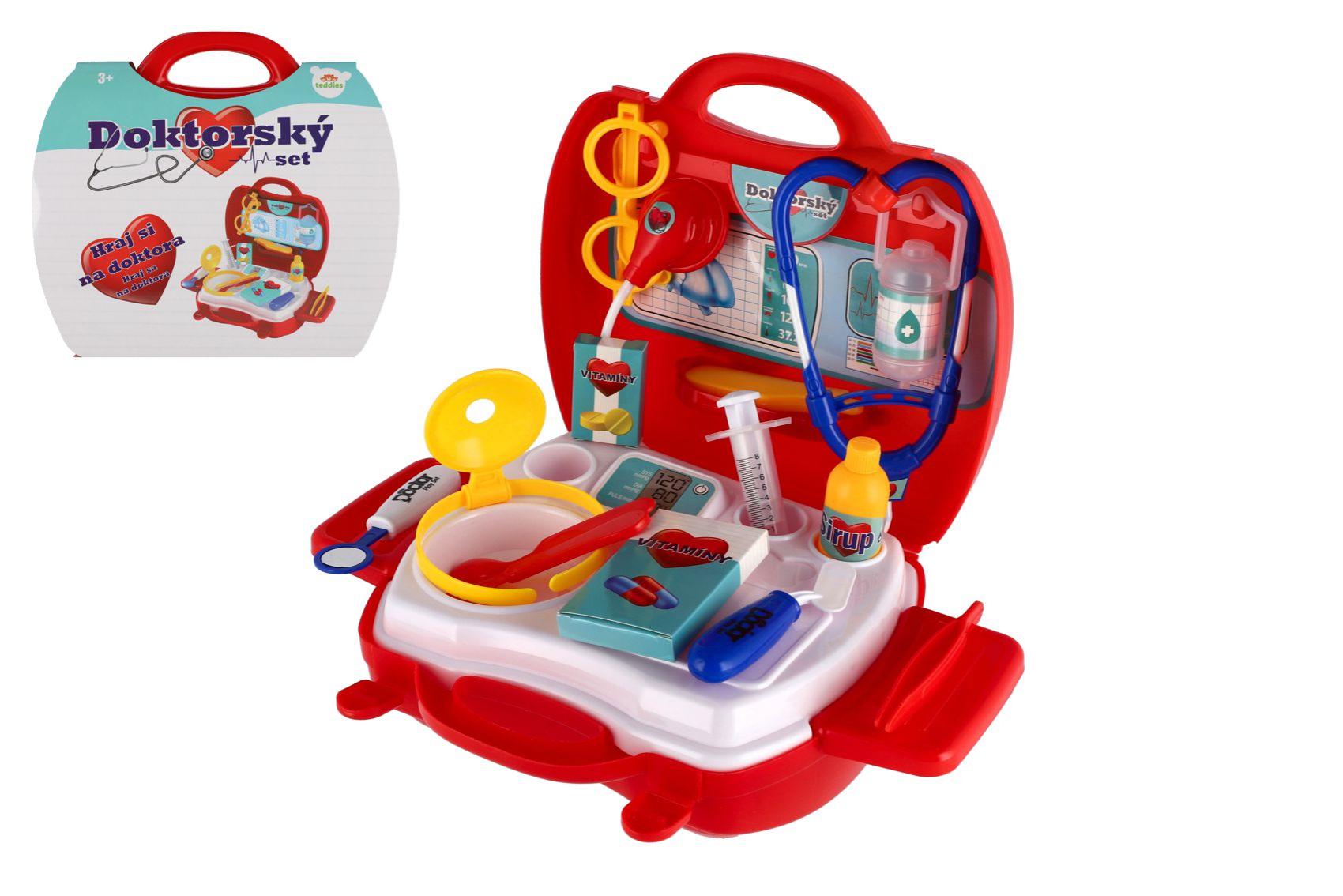Sada doktor/lekár plast v plastovom kufríku