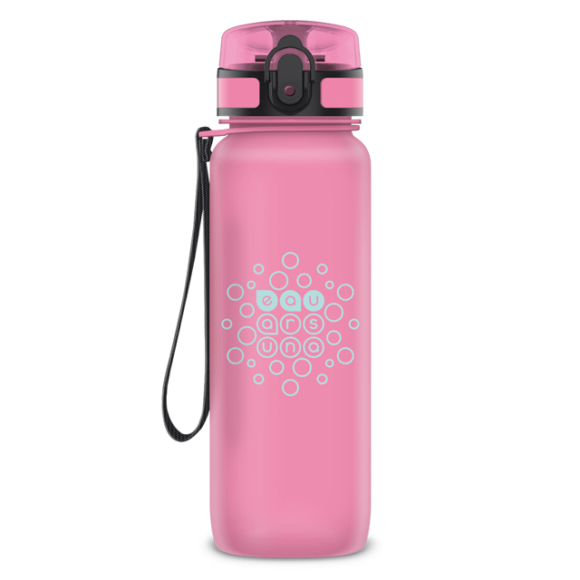 Zdravá fľaša 800ml svetloružová matná